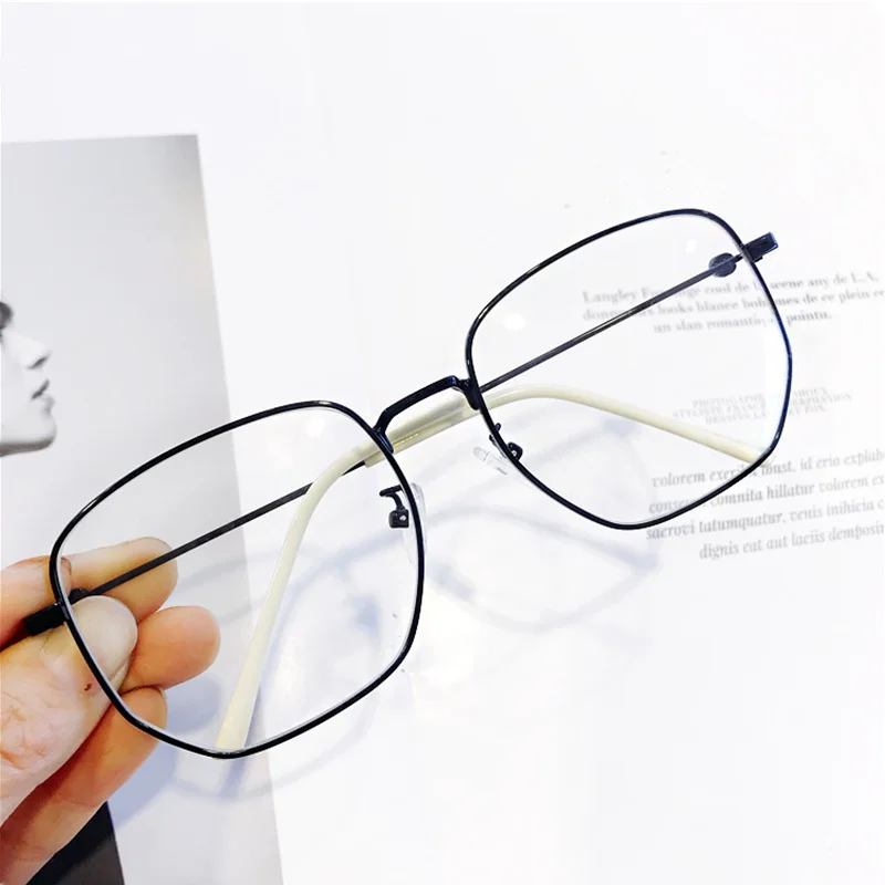 Polygons металлическая оправа для очков близорукости с защитой от голубого света