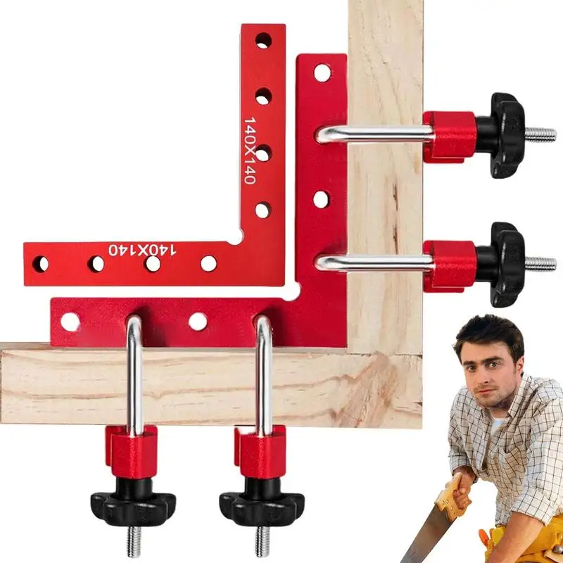 

Clamping Squares 6 Pieces Metal Right Angle Positioning Clamps 90 Degree Squares For Picture Frame Joiner Clamping Tools For