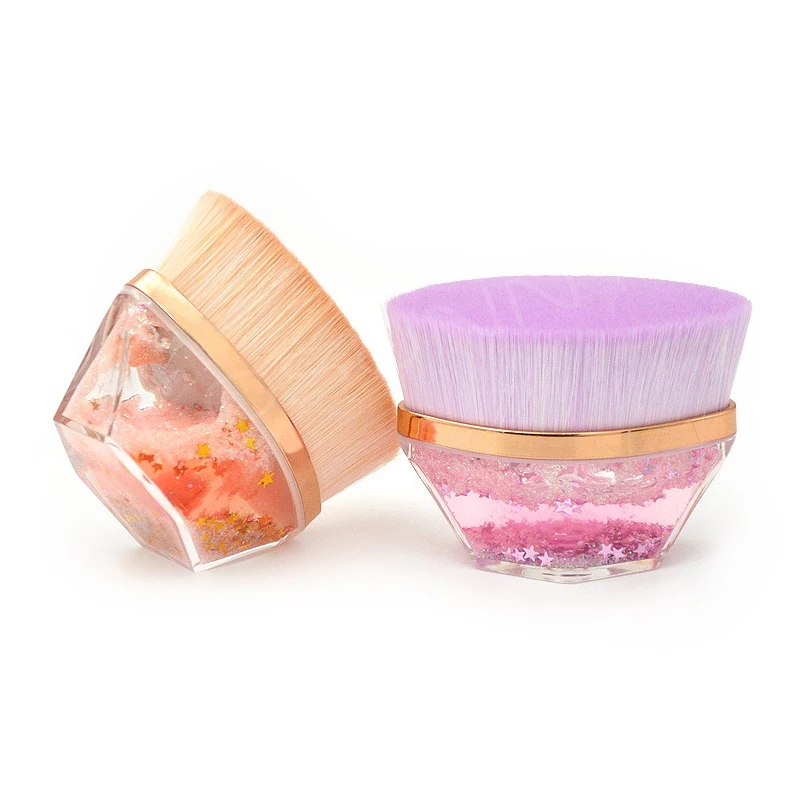 Портативная шестиугольная Кисть для макияжа Жидкая Основа Безупречная кисть