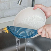 multifunctional drainer household convenient hanging fruit rice washer noodle rice cleaner machine kitchen colander tool