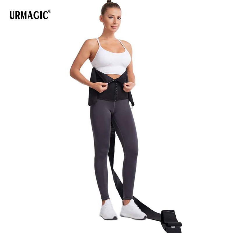 

Urmagic Women's Elastic Restraint Belt Postpartum Waist Belt Wrap Abdomen Adjustable Fitness Abdomen Belt yoga top vests