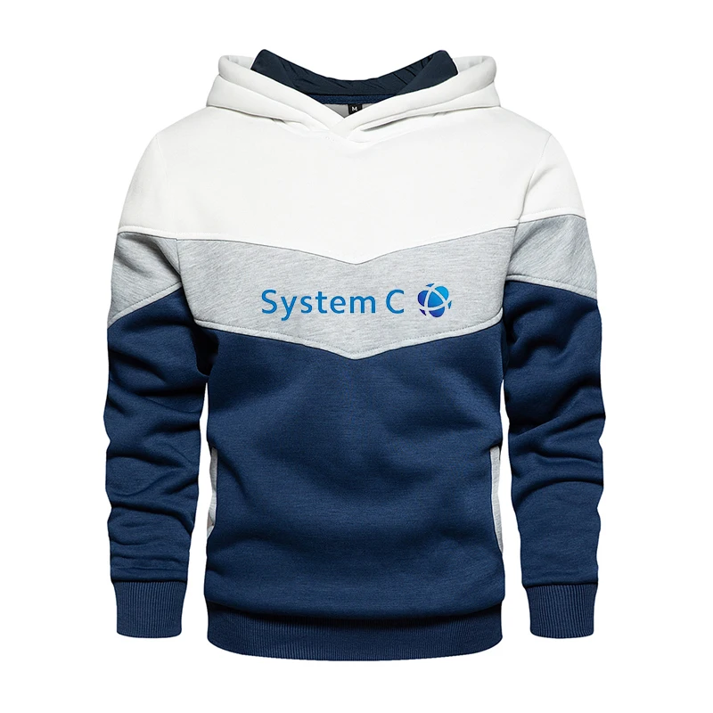 

autumn and winter brand SYSTEM men's Japanese and Korean fashion hoodie high-quality casual sweater sports men's clothing 2022
