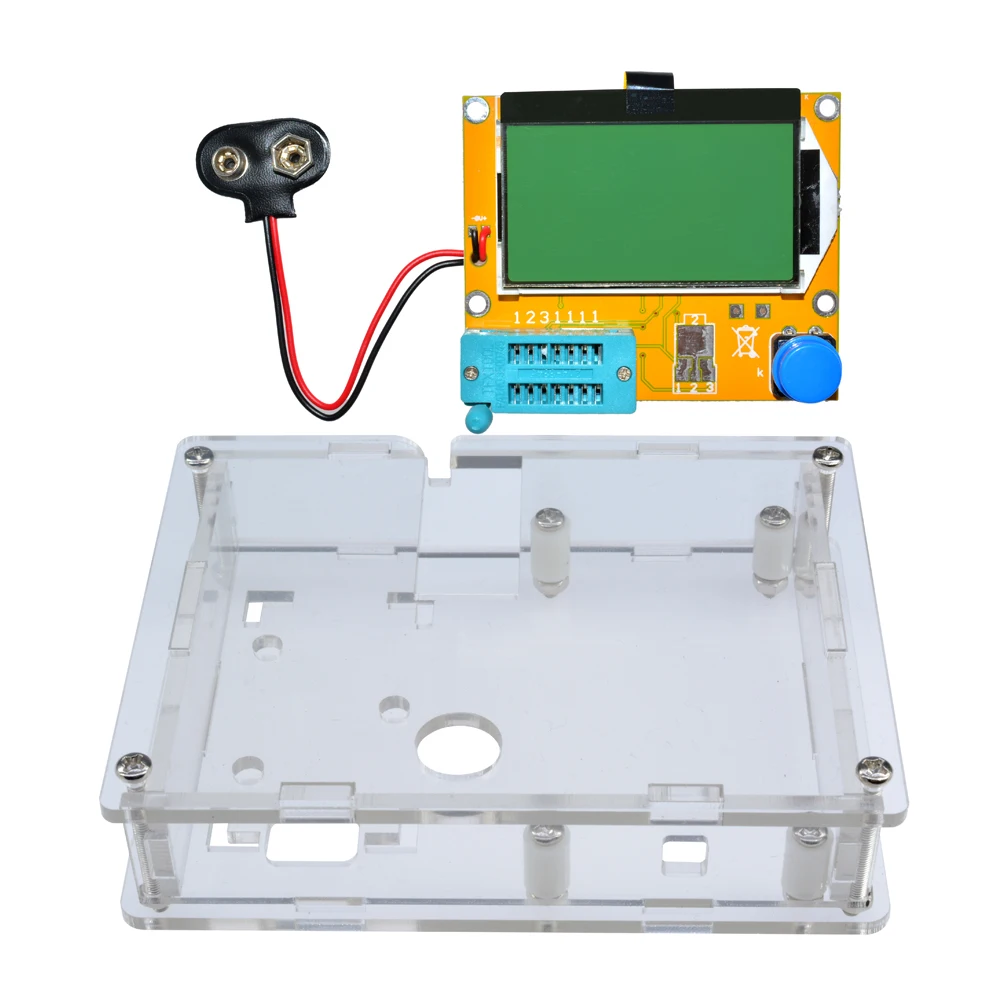 Mega328 M328 Lcr-t4 12846 Lcd Digital Transistor Tester Meter Backlight Diode Tr