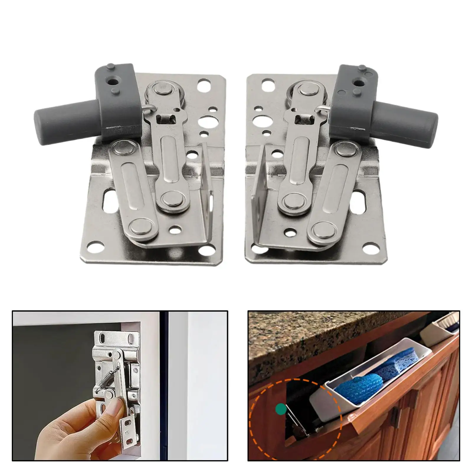 1 пара откидных петель для лотка с мягким закрыванием универсальный аксессуар