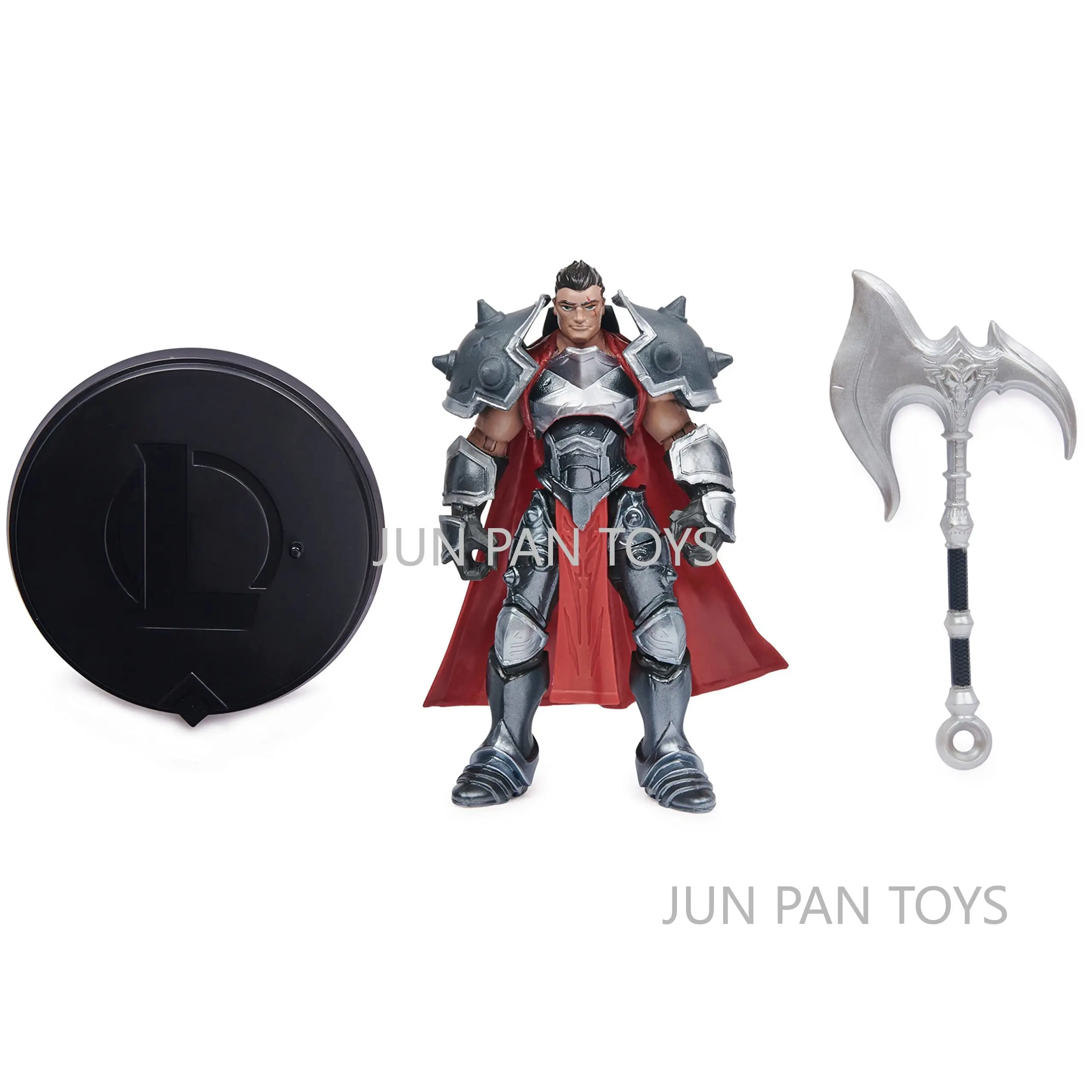 Фото League of Legends The Champion Collection Jinx Darius Yasuo Thresh Zed Классические игры Фигурка Литая под давлением настоящая металлическая оружие №3