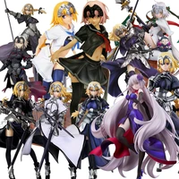 anime fate order saber figure black white grand jeanne d arc fate night pvc action figurine models collectiblel toys kid gifts