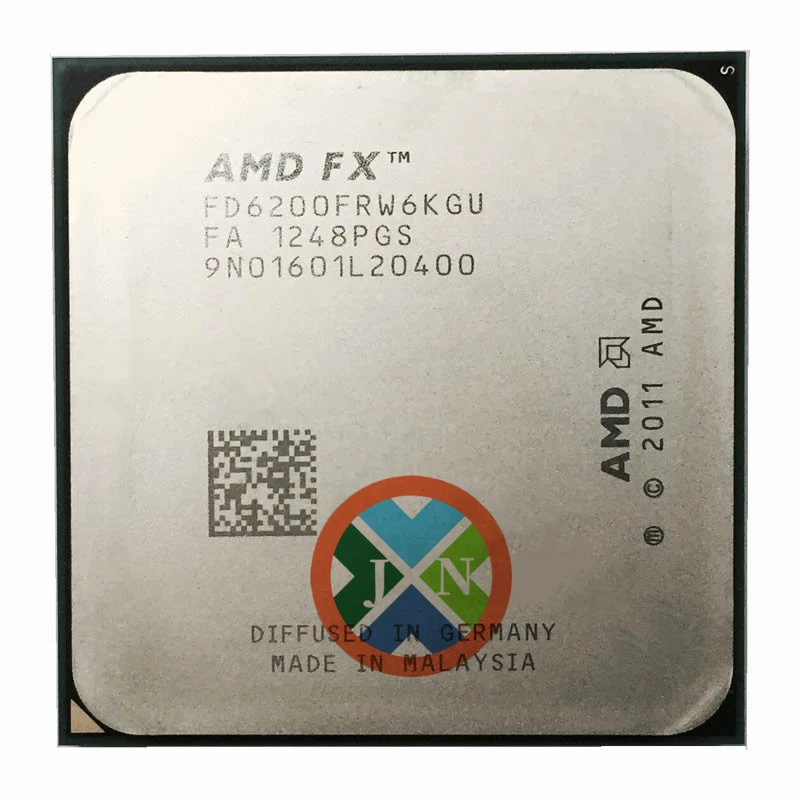 

Б/у Процессор AMD FX-Series FX-6200 FX 6200 3,8 ГГц шестиядерный центральный процессор FD6200FRW6KGU разъем AM3 +