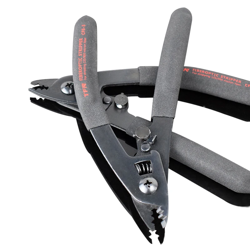TFN 3-портовые плоскогубцы для зачистки FTTH Инструменты телекоммуникационного