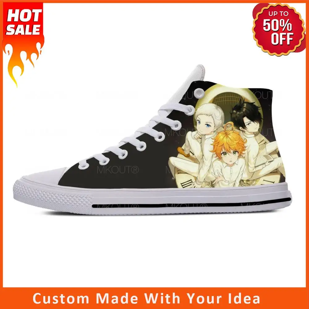 

Кроссовки мужские/женские из ткани с высоким верхом и 3D принтом