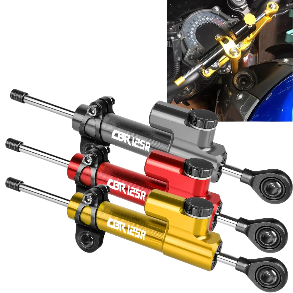Универсальный алюминиевый мотоциклетный демпфер с ЧПУ для Honda CBR125R CBR 125 R 2005 2011-2014 2012, стабилизирующий контроль безопасности