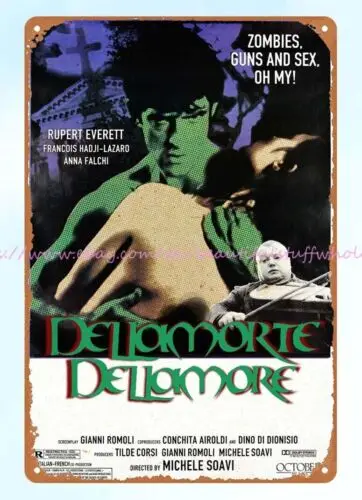 Кухонные таблички 1994 Dellamorte delllove плакат из фильма ужасов металлический жестяной