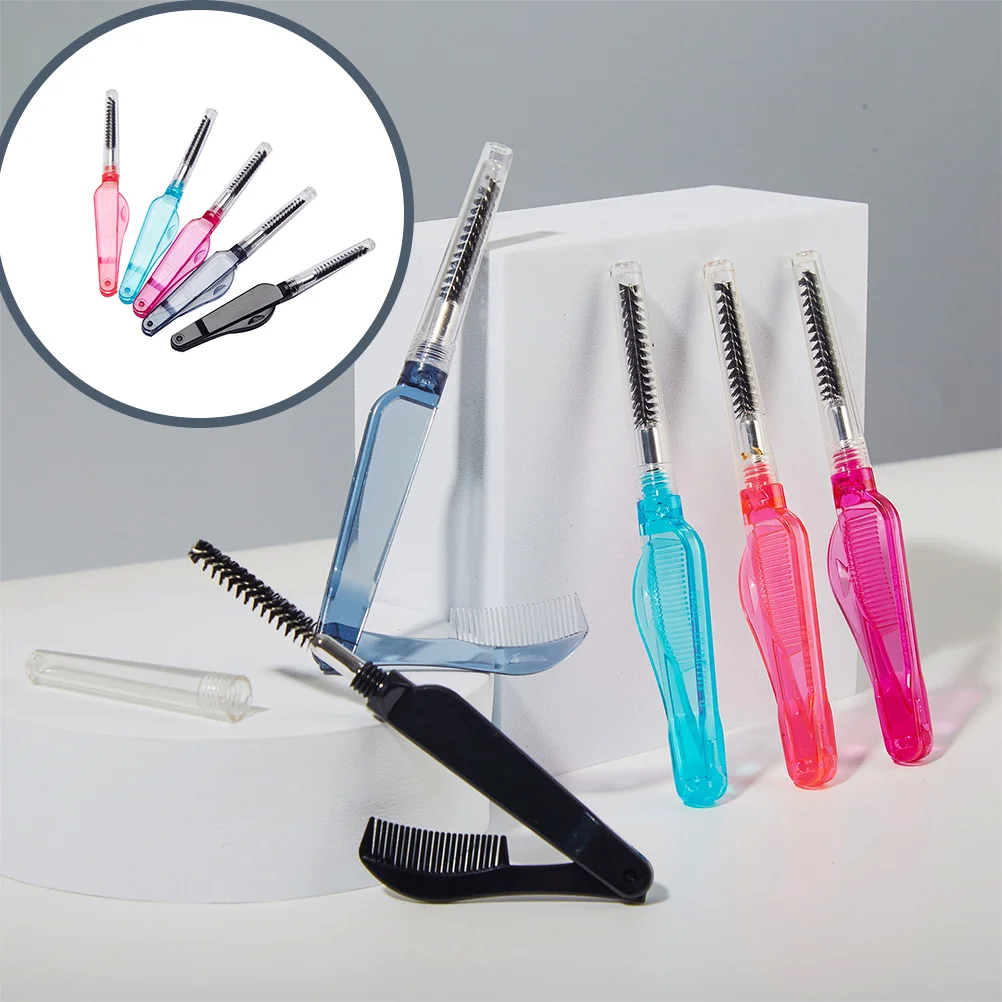 

Comb Eyelash Lash Separator Eyebrow Brush Curler Portable Curlers Mascara Tool