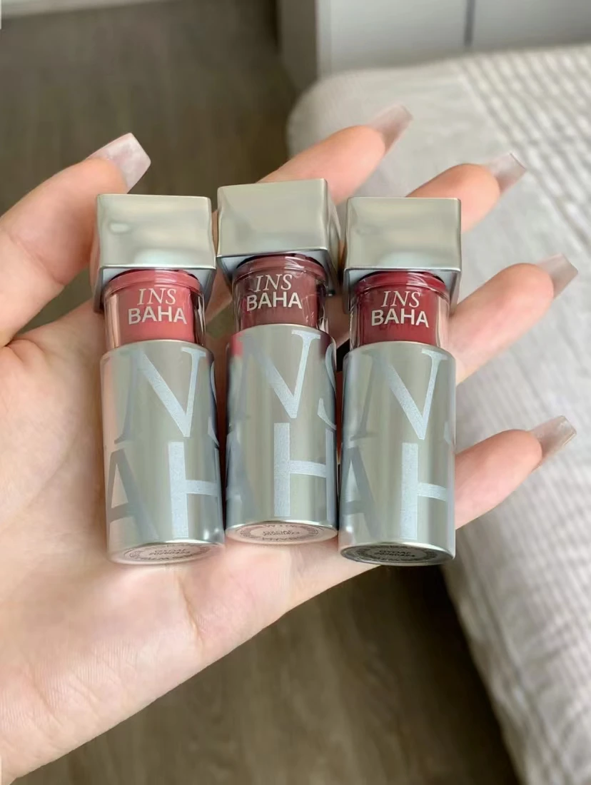 INSBAHA зеркальная глазурованная губная помада для лица Отбеливающая увлажняющая