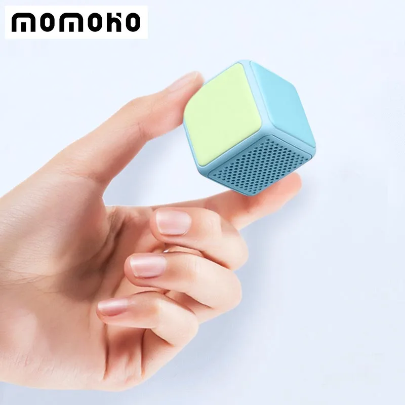 

Портативный Bluetooth-динамик 2022, уличный звук, силиконовый беспроводной динамик Macaron Cube Soundbox, креативное управление селфи для телефона