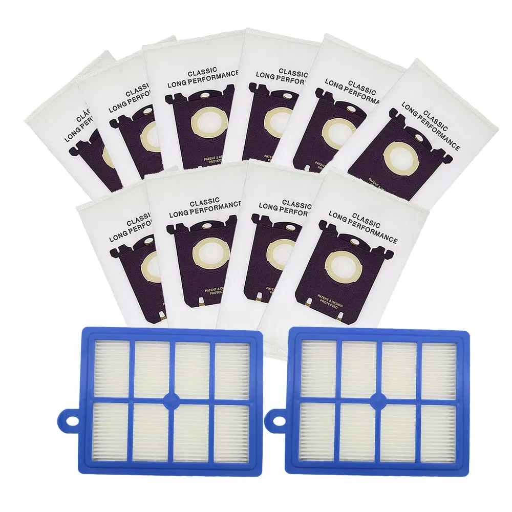 

Bpfire Replacement Hepa Filter Dust Bags for Electrolux Vacuum Cleaner Filter Electrolux Hepa and S-BAG for Philips Bags Aeg