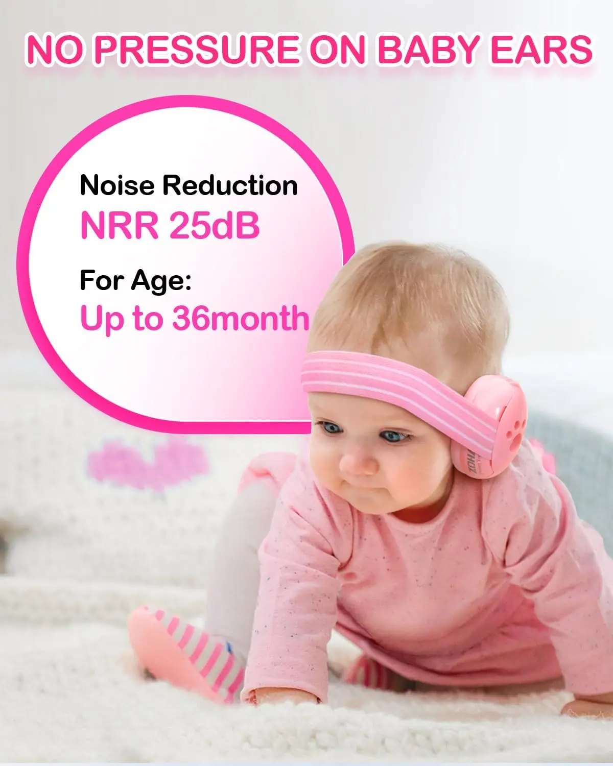 Детские наушники ZOHAN с шумоподавлением и защитой ушей