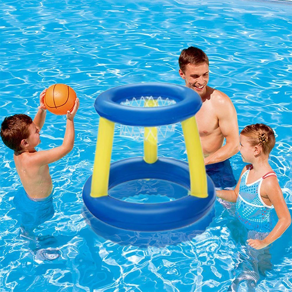 

Водный баскетбольный стенд, надувной плавающий баскетбольный обруч с Баскетбольным бассейном, игровая игрушка, водные забавные уличные игрушки