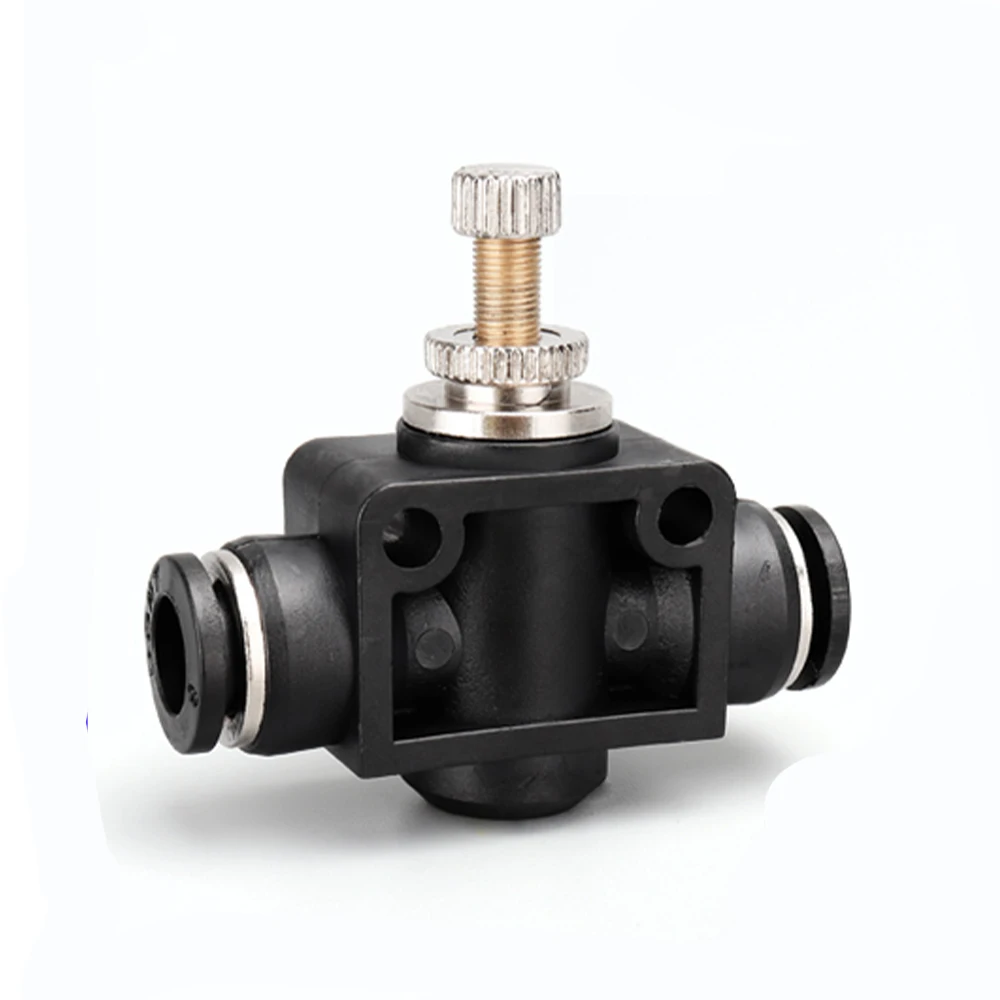 Быстроразъемный пневматический клапан SA односторонний регулирующий для шланга 4