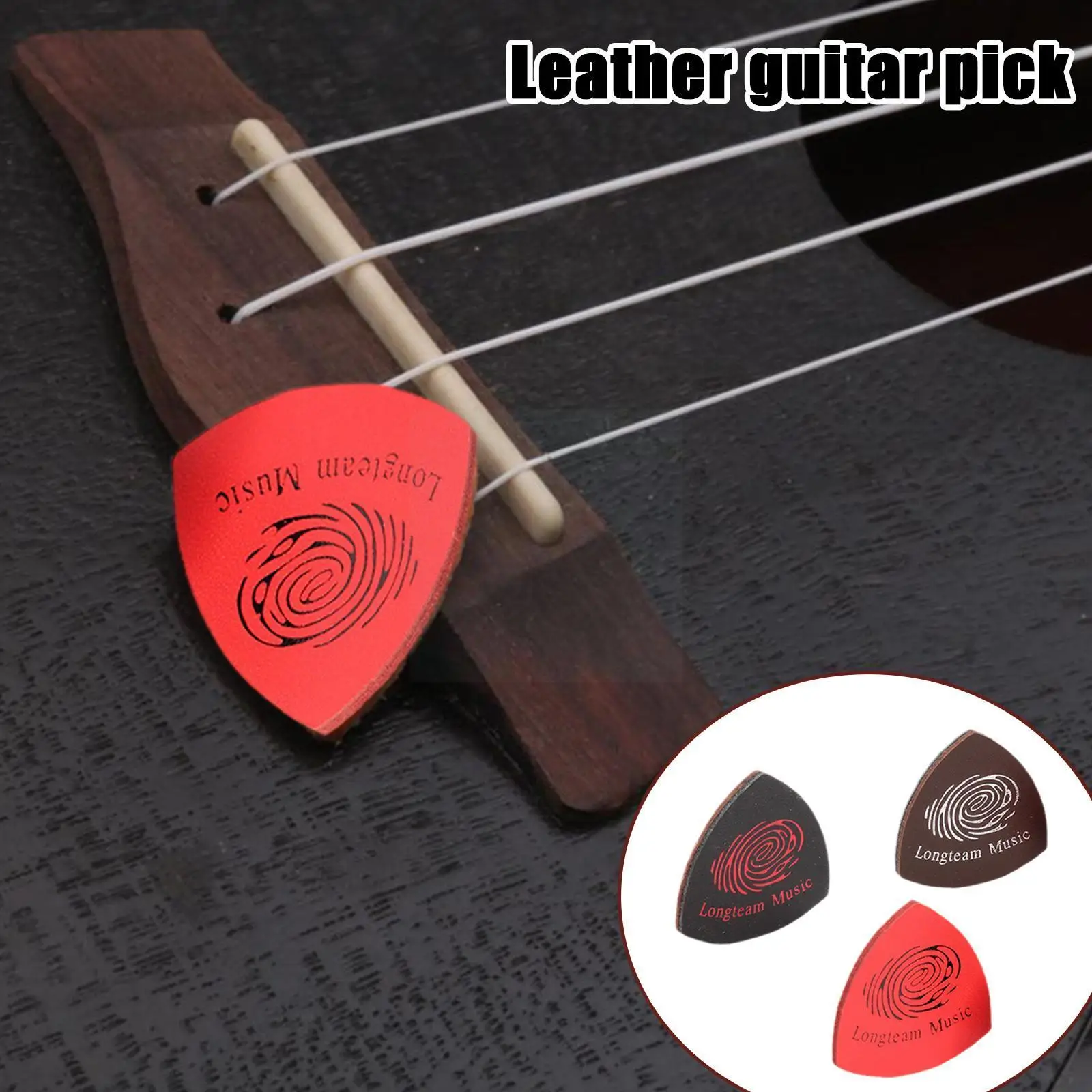 

3,5 см Кожаный медиатор для гитары укулеле бас Plectrum цветной яркий медиатор из воловьей кожи смешанный цвет K1m2