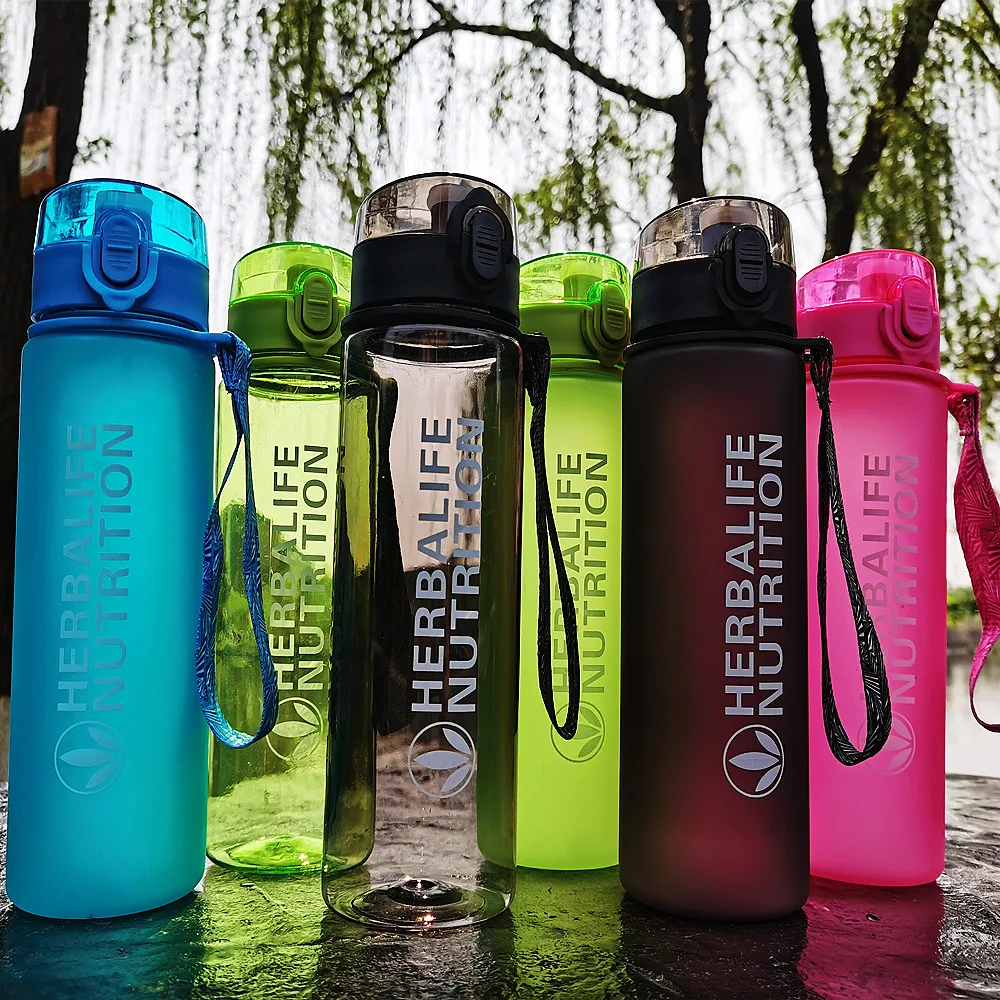 Промоакция герметичная пластиковая бутылка для воды Herbalife 560 мл без бисфенола А