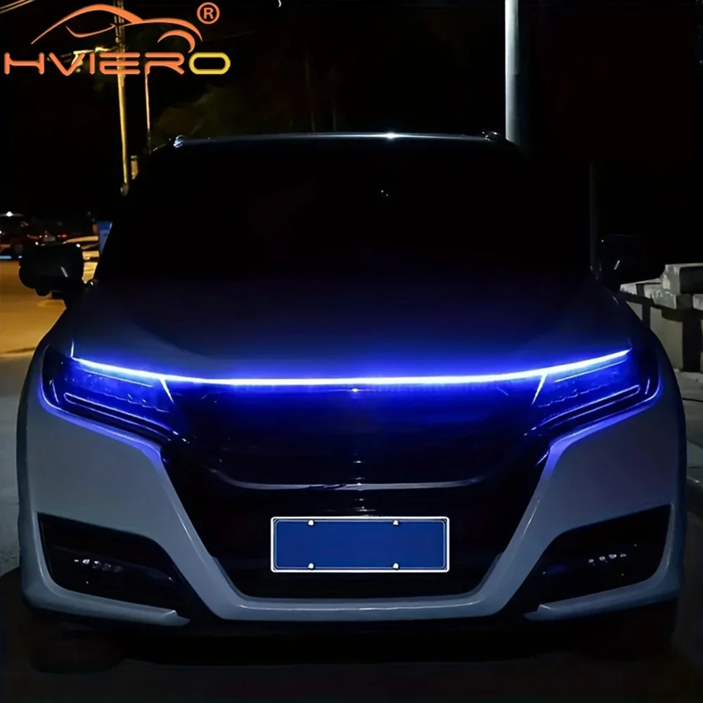 Автомобильные светодиодные фонари 59 дюймов 12 В освещение капота сканирование