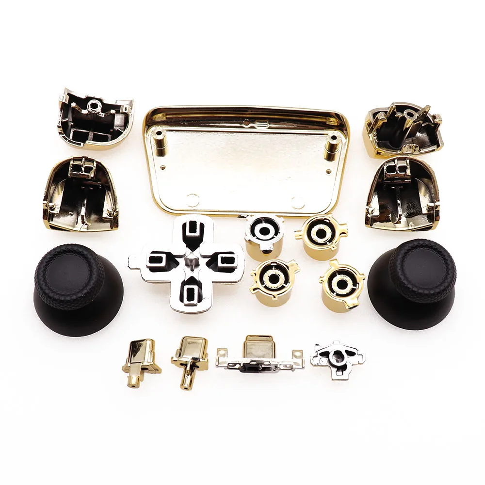 Для PS5 BDM-010 V1 ручка колпачок джойстика L1 R1 L2 R2 D-pad Кнопка хромированный джойстик