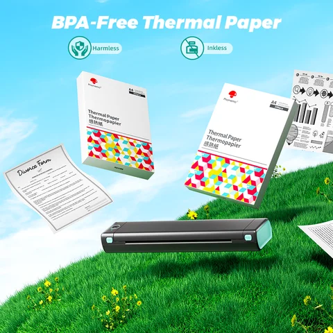 Тату-бумага А4 Phomemo, термобумага для печати татуировок, совместимая с Phomemo M08F и Brother PJ762 PJ763MFi, 100 шт.