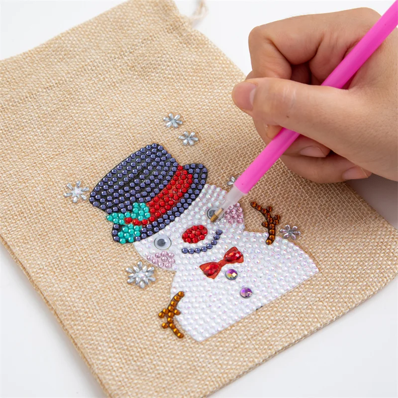 Рождественский Чехол Для Бутылки Вина Специальной Формы С Блестящим Узором