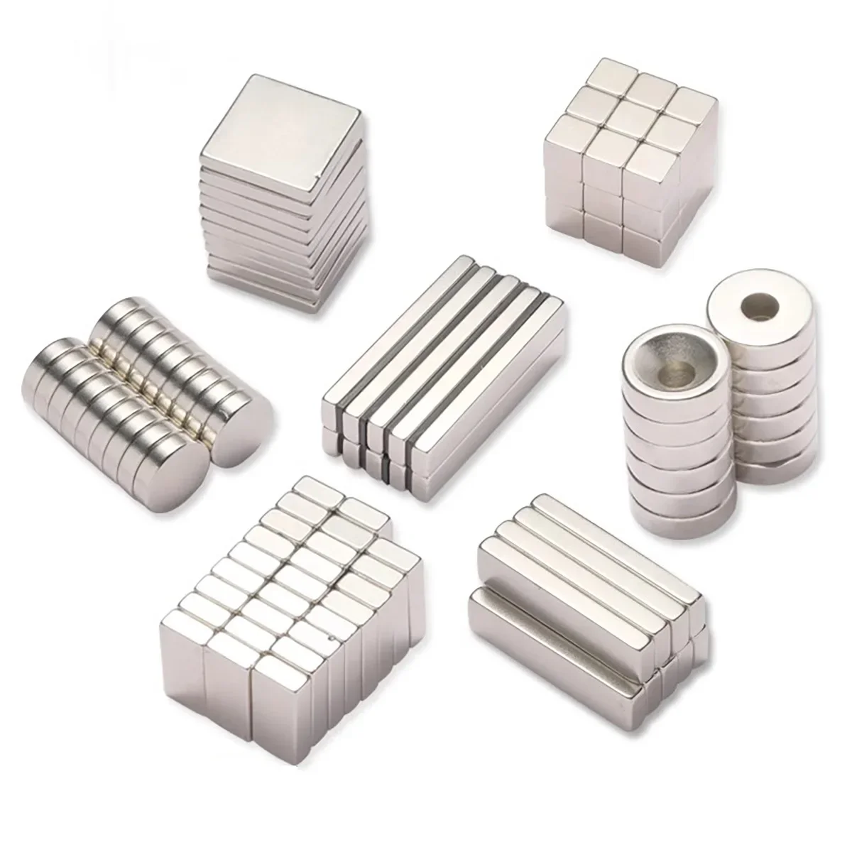 Суперсильные неодимовые магниты 15x5x1 5/2/3/4/5 15x6x5 15x10x3/4/5 мм N35 NdFeB блочные квадратные