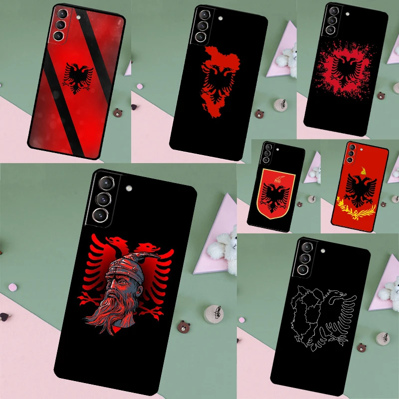 Чехол с паспортом и флагом Албании чехол для телефона Samsung Galaxy S23 S22 Ultra Note 20 S8 S9 S10 10