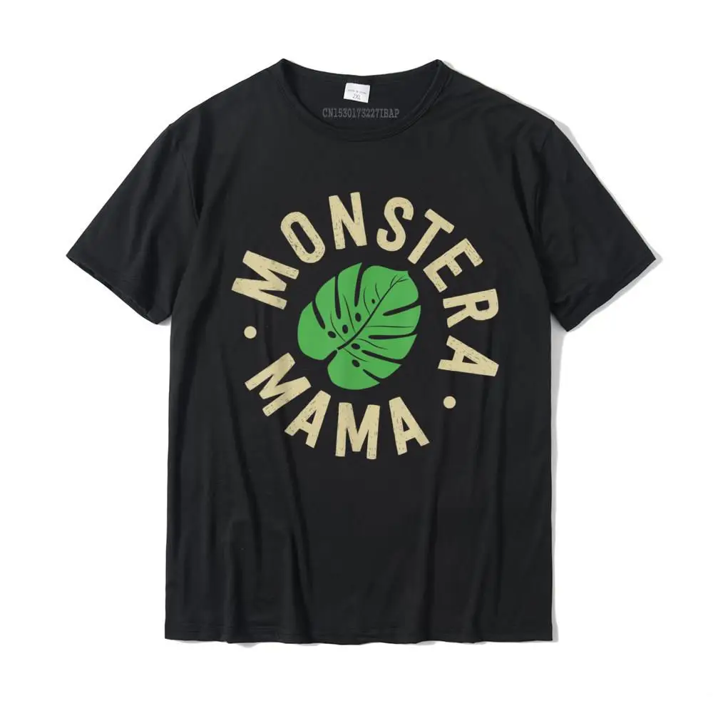 

Plant Mom Gifts Monstera Plant Shirt Monstera Mama Mother T-Shirt T Shirt Slim Fit Discount Cotton Tees Normal For Men