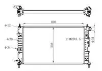 

ORIS MOP017034 MOTOR RADYATORU (617 × 377 × 34) VECTRA B 1,6 MANUAL