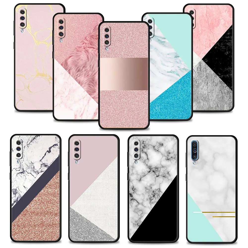 

Phone Case Pink love marble pink Cellphone For Samsung Galaxy A30 A70 A20e A40 A20s Note 20 Ultra 10 A10 A50 A10s M30s A42 5G