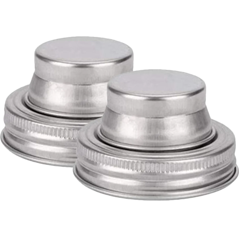 

2Pcs Replaceable Daily Use Mason Jars Lids Home Accessories for Daily Kitchen Home