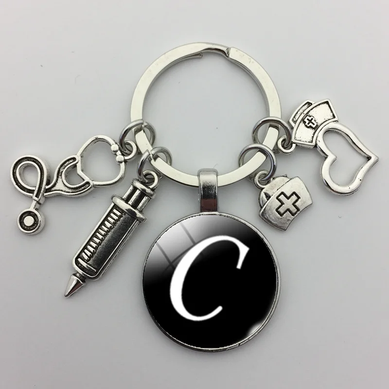 Новый медицинский инструмент подвеска доктор медсестра шприц брелок-стетоскоп