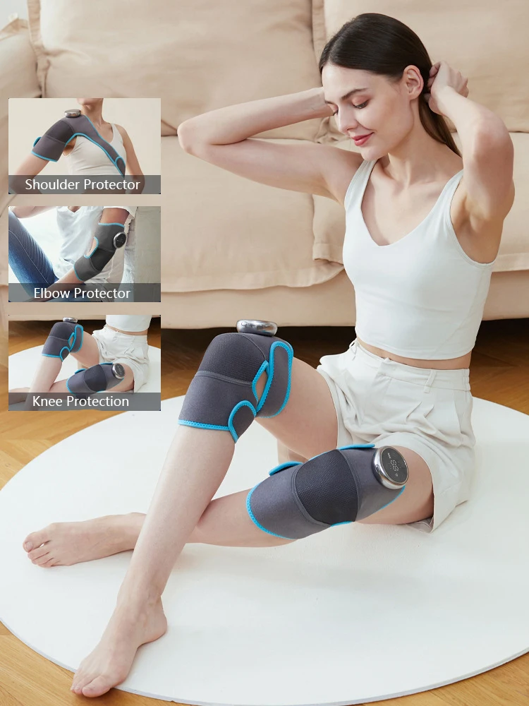 

Electric Heating Knee Massager Shoulder Vibrating Massage Pad For Physiotherapy Leg Arthritis Elbow Joint Pain Relief Therapy