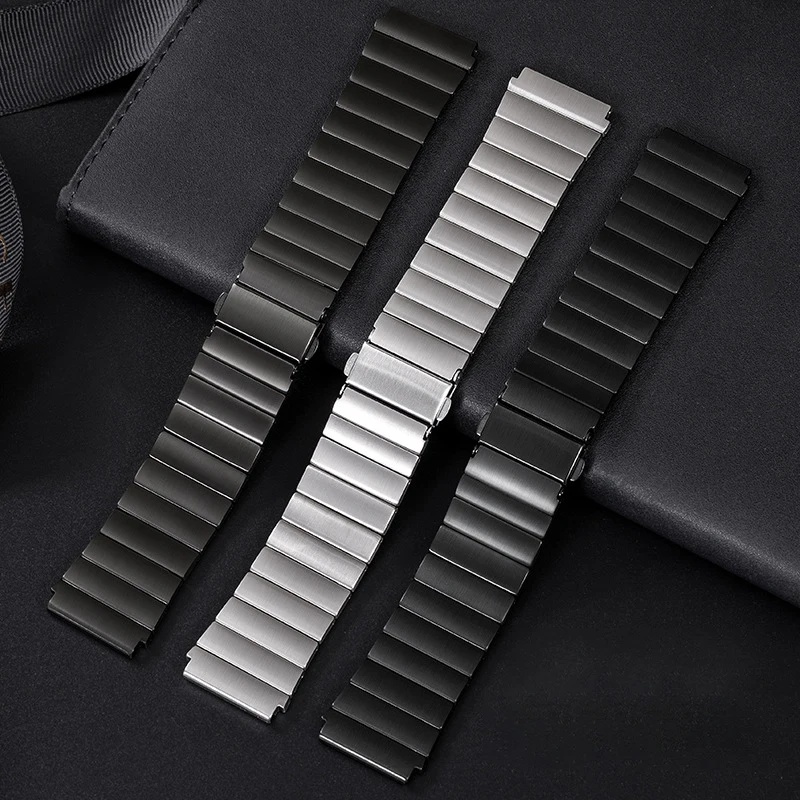 Luxury Titanium Alloy Strap for Huawei Ultimate GT2 3 pro 46mm Strap Sport Bracelet for Samsung Gear S3 Loop for Amazfit Gtr 47