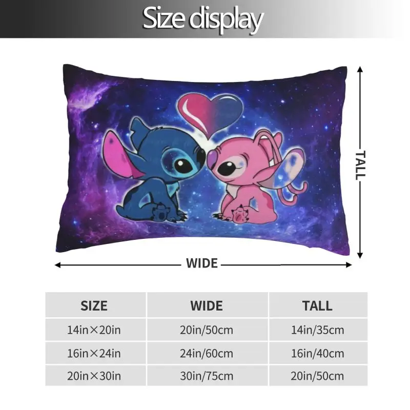 Пользовательский Стич ангел любовь сердце мультфильм аниме скандинавский чехол