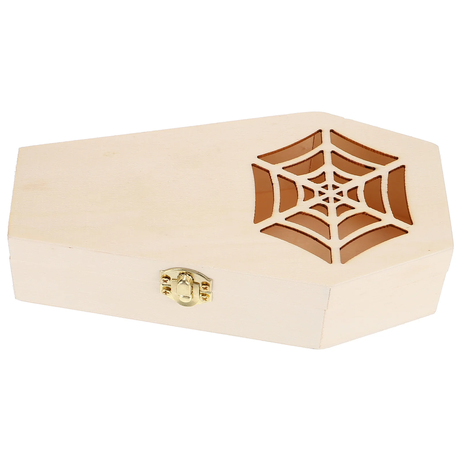 Деревянная коробка-гроб для Хэллоуина деревянные коробки хранения конфет