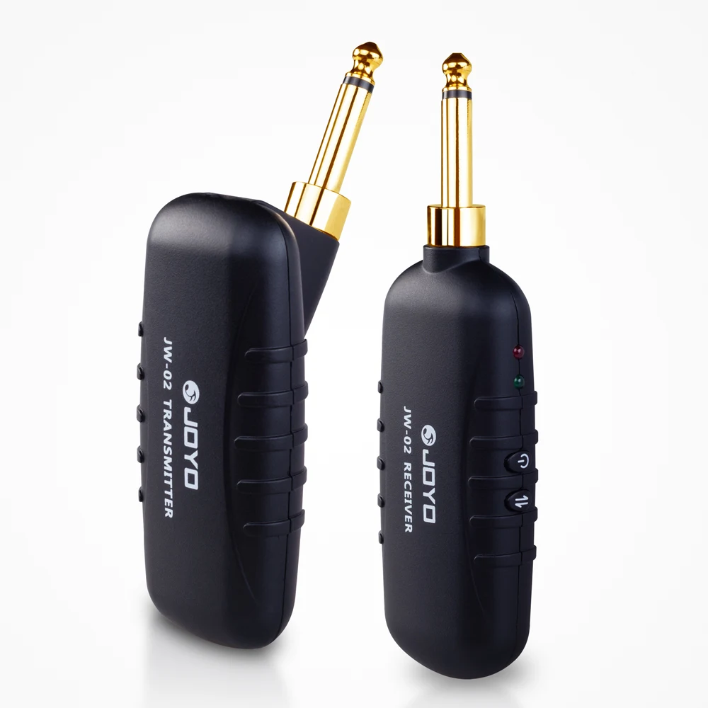 

Guitar Wireless System Transmitter Receiver 5.8GHz For Electric Guitar Bass Convenient Rechargeable Digital Receiver JOYO JW-02