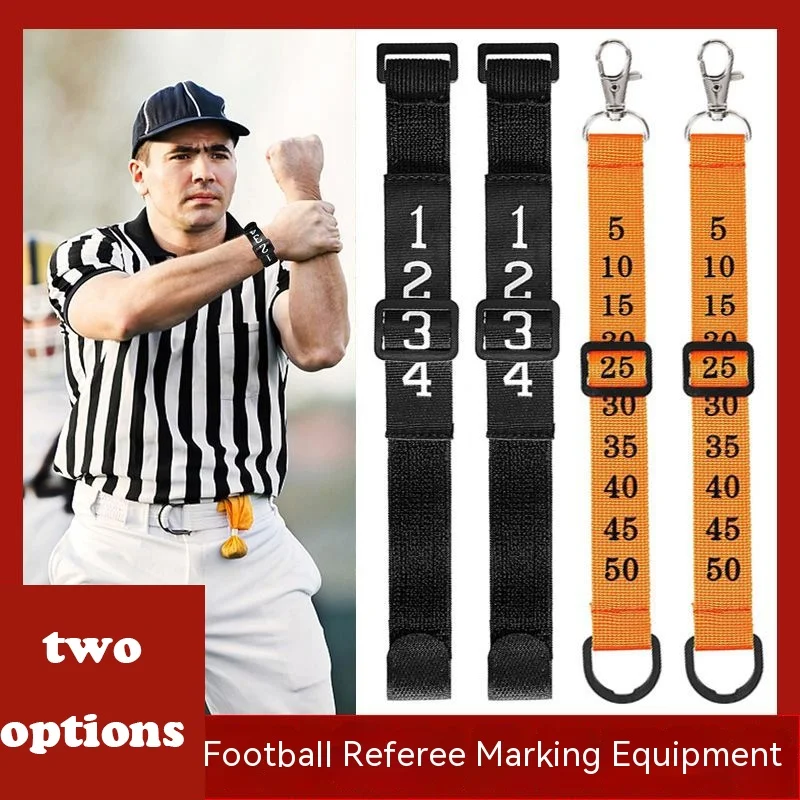

1/4PCS Football Referee Nylon Chain Clip Rugby Football Match Training Referee Marking Equipment Sports Match Scoring Supplies