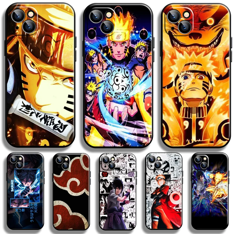 

Anime Naruto Uchiha Sasuke For Apple iPhone 13 12 11 Pro 12 13 Mini X XR XS Max SE 5 6 6s 7 8 Plus Phone Case Back