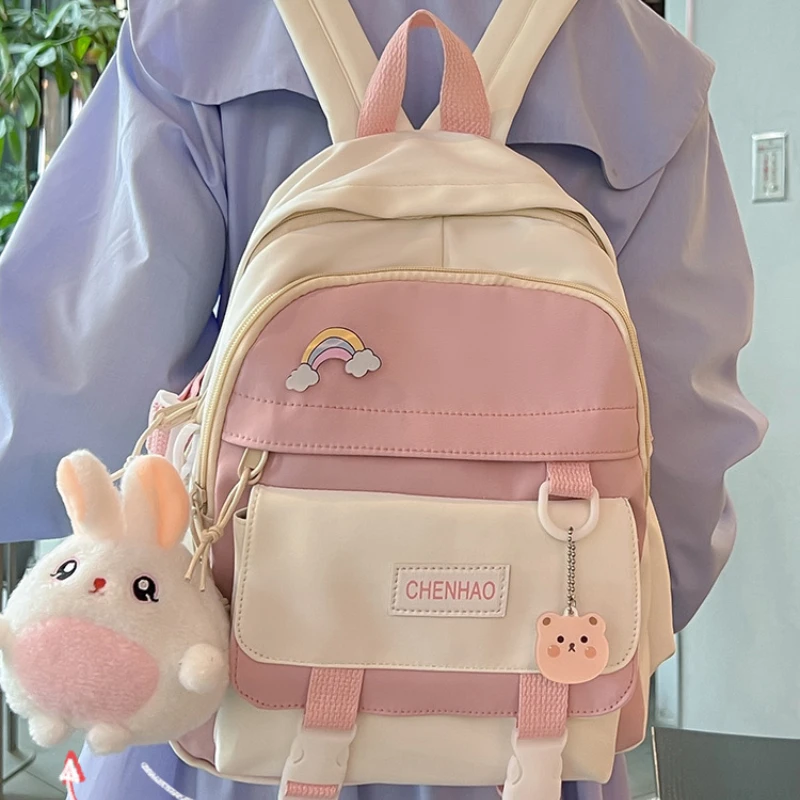 

Маленькая и свежая школьная ранец с милой девушкой Мори, легкий рюкзак, новинка 2022, маленький дорожный рюкзак