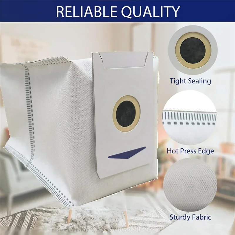 Фото Мешки для сбора пыли A21I для пылесосов Ecovacs DEEBOT T30/T30 PRO/MAX/PLUS/YIKO/T30PRO/T30MAX/T30PLUS/T30YIKO, сменные запчасти №1