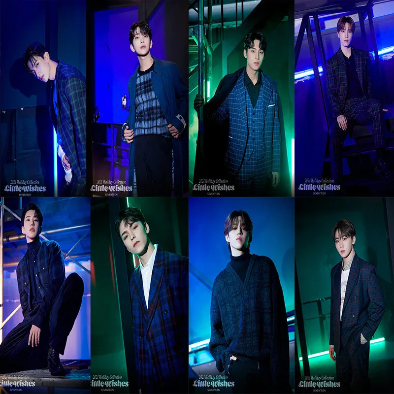 

KPOP SEVENTEEN Poster Sticker Aesthetic Decor Poster Home Room Painting Wall Stickers S.COUPS JEONGHAN JOSHUA Fans Collection