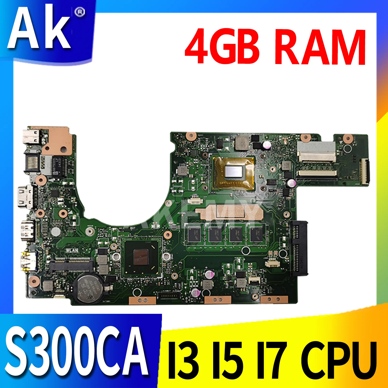 

Оригинальная материнская плата Akemy S300CA для ноутбука ASUS S300C S300CA S300