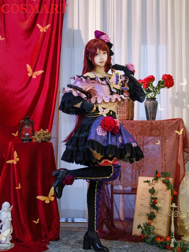 Козарт айксу! Серия Shibuki Ran розы комплект косплей костюм игры искусственная