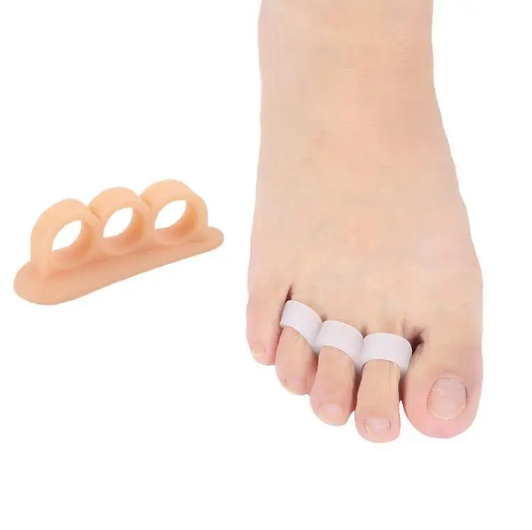 

2Pcs=1Pair Silicone Gel Hammer Toe Straightener Corrector for Curled Toes Hallux Valgus Feet Foot Care Bunion Adjuster Tool SN