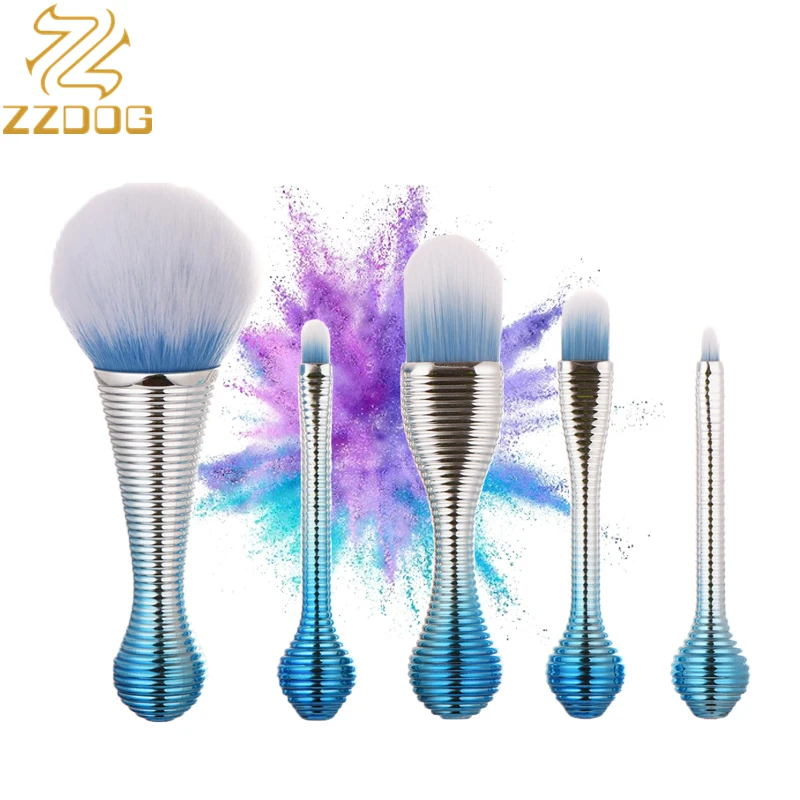 

ZZDOG 5Pcs Mini Lollipop Series Makeup Brushes Set Cute Portable Powder Foundation Eye Shadow Concealer Cosmetics Beauty Tools