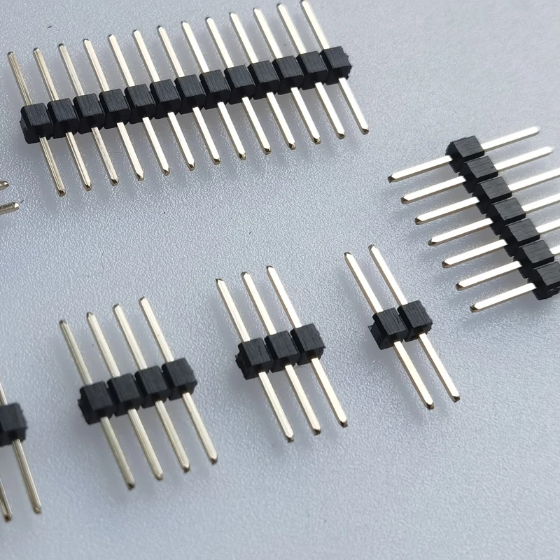 1000 шт. 2 54 мм Однорядный Штекерный 0 8u ''позолоченный штырьковый разъем